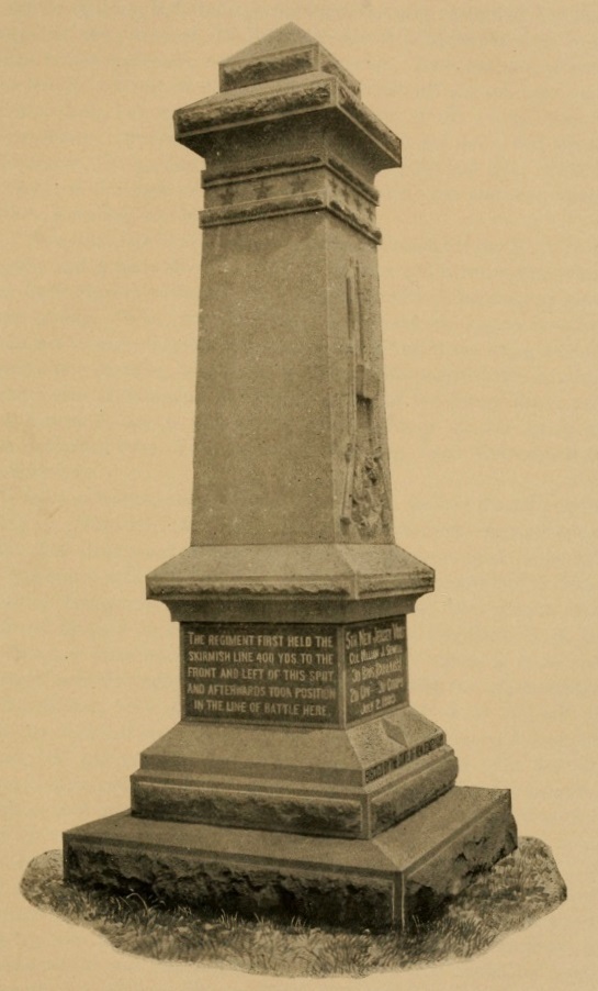 5th New Jersey Infantry Monument #1