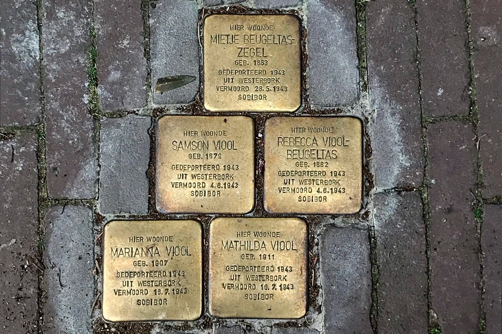 Stumbling Stones Gerard Doustraat 178-huis #1