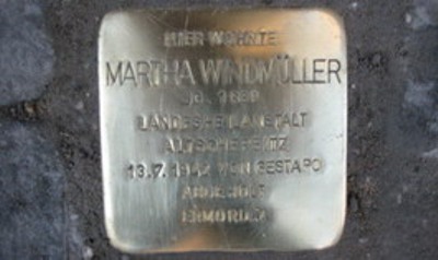 Stolperstein Geiststraße 22