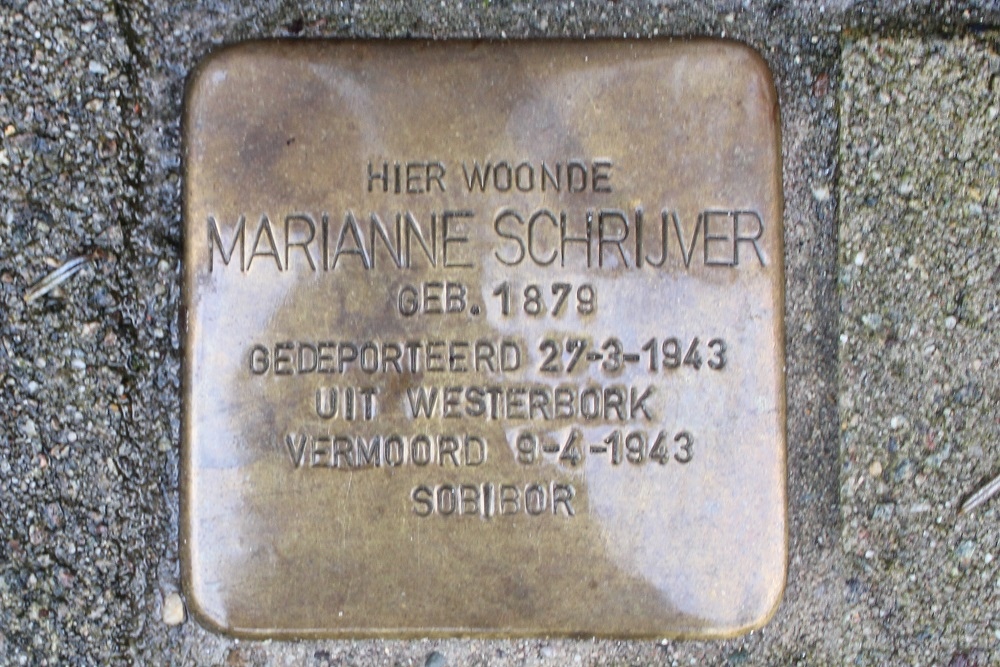 Stolperstein Heinzestraat 19 #1