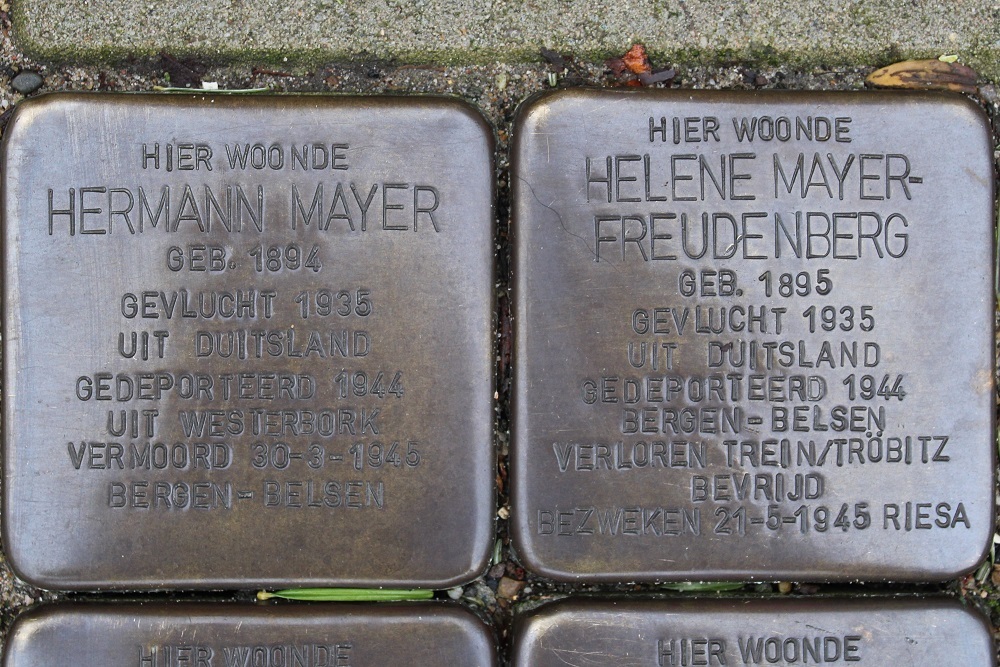 Stolpersteine Zoutmanstraat 39 #2