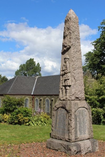 War Memorial Bourock Parish Church