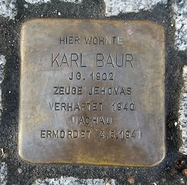 Stolperstein Ulmer Straße 19