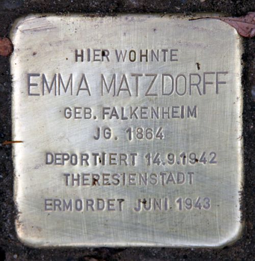 Stumbling Stone Am Bäkequell 3