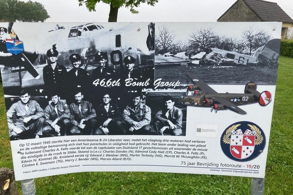 75 years of Liberation Photo Route: 466th Bomb Group #2