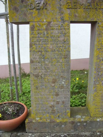 War Memorial Malbergweich #3
