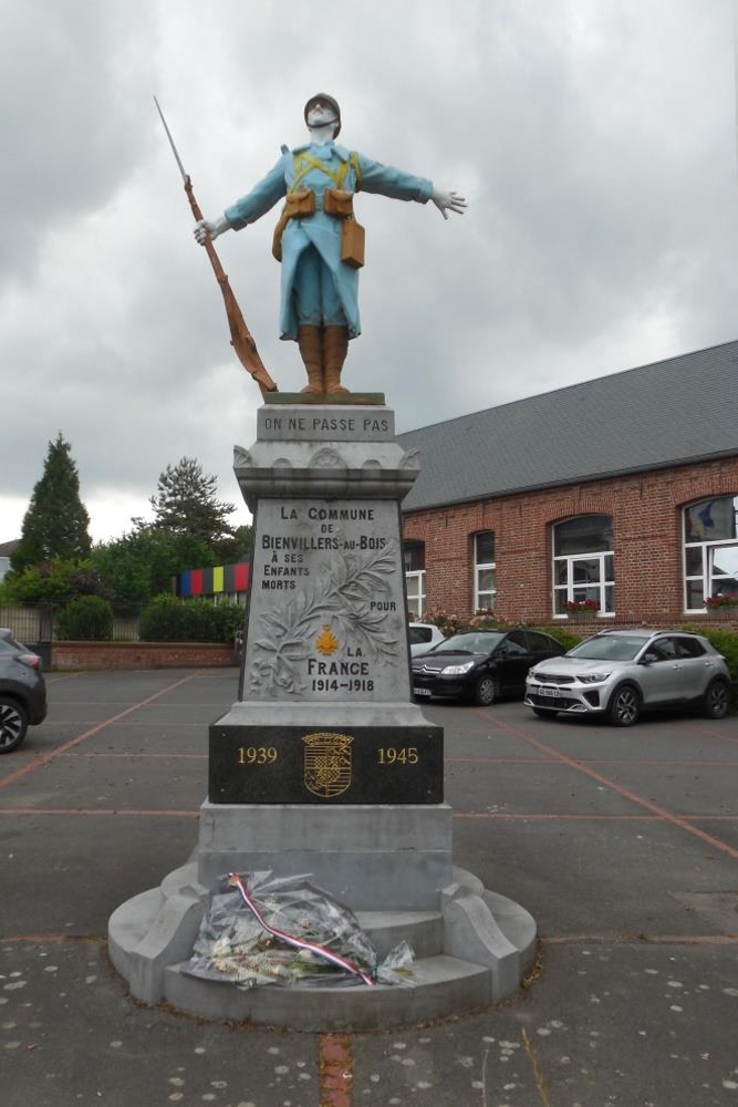 Oorlogsmonument Bienvillers-au-Bois #2