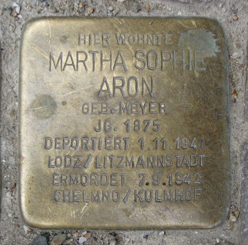Stumbling Stones Rosenthaler Straße 62 #2