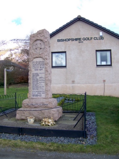 Oorlogsmonument Kinnesswood