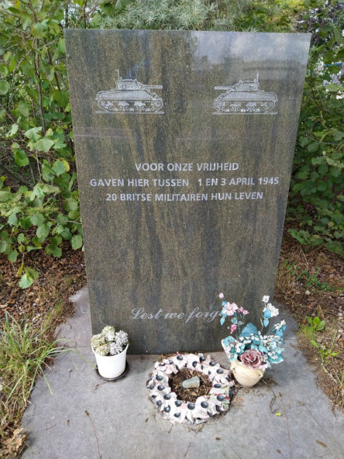 Memorial Killed British Soldiers Enschede #5