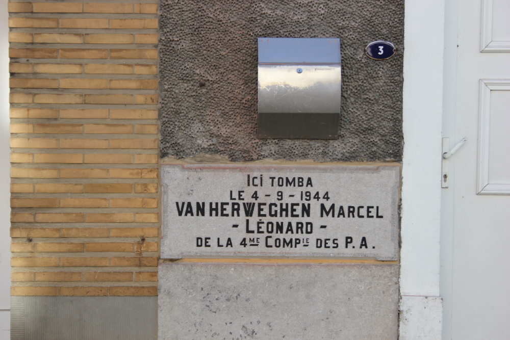 Gedenkteken Marcel Vanherweghen Rebecq-Rognon #2