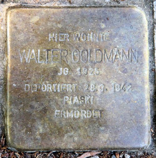 Stolpersteine Schellendorffstrae 31 #5