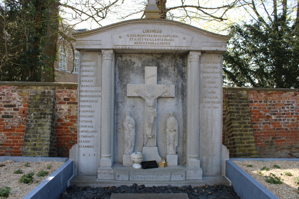 Oorlogsmonument Begraafplaats Linsmeau #2