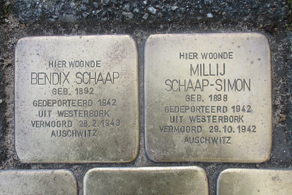 Stolpersteine Asserstraat 1 #2