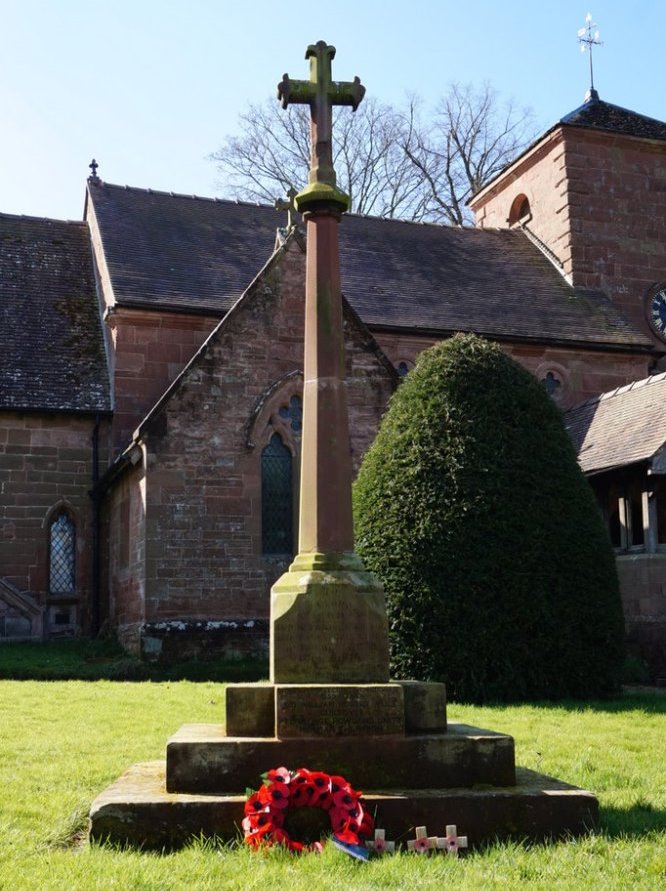 Oorlogsmonument Beckbury