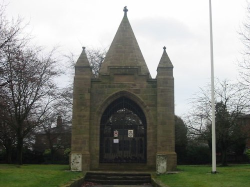 Oorlogsmonument Longton en Meir