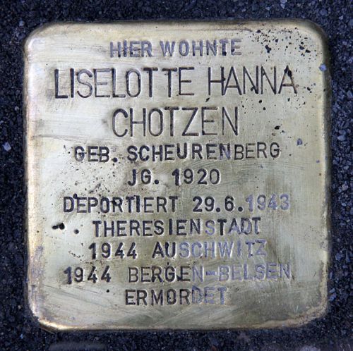 Stolpersteine Johannisberger Strae 3 #4