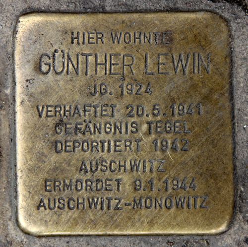 Stolpersteine Mariannenstrae 23 #3