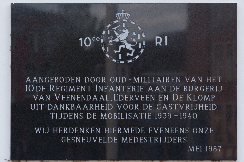 Memorial 10th Regiment Infantry Veenendaal #1