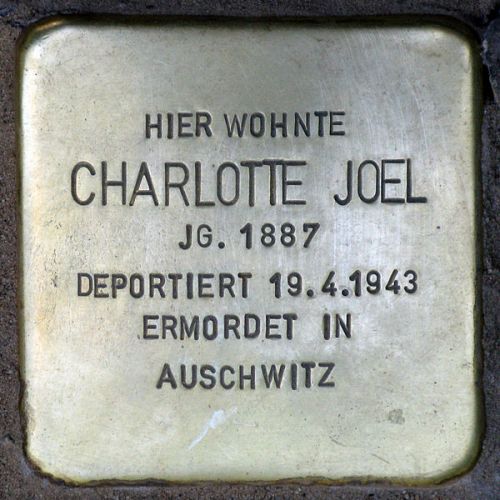 Stolpersteine Klopstockstraße 19 #2