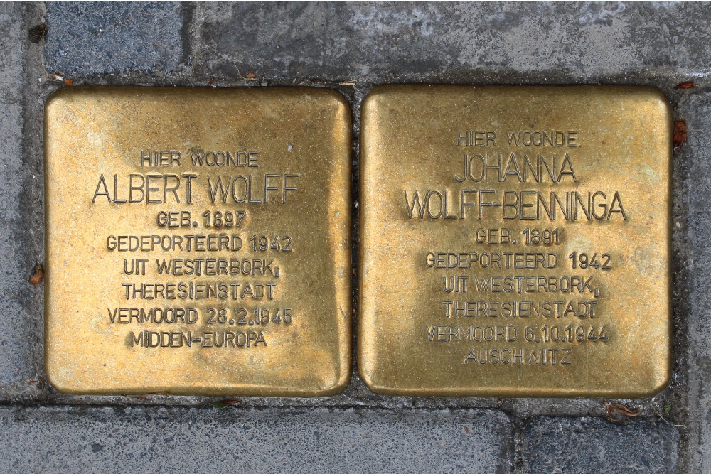 Stolpersteine 2e De Carpentierstraat 246