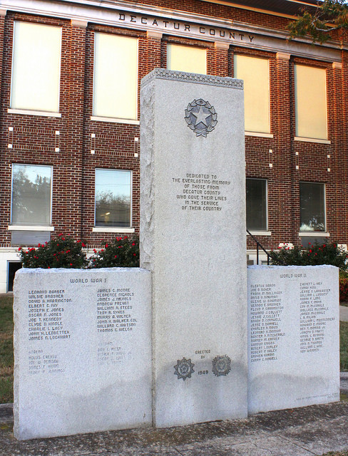 Oorlogsmonument Decatur County #1