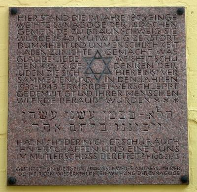 Gedenkteken Verwoeste Synagoge #1