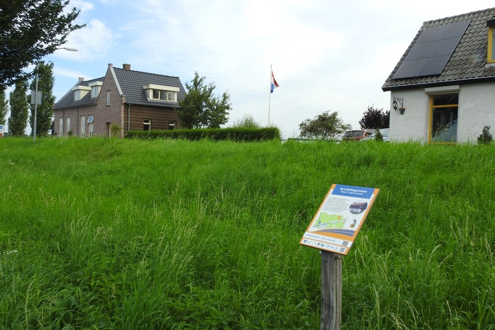 Bord Bevrijdingsroute Heikant