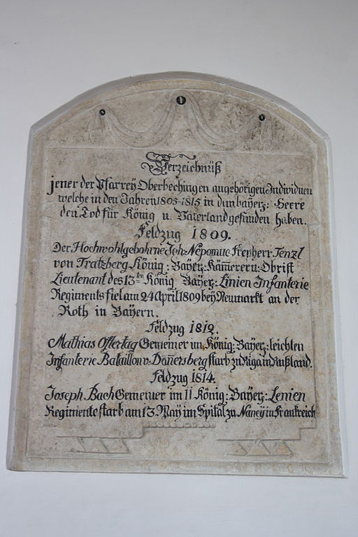 War Memorial  Kirche St. Michael Oberbechingen #2