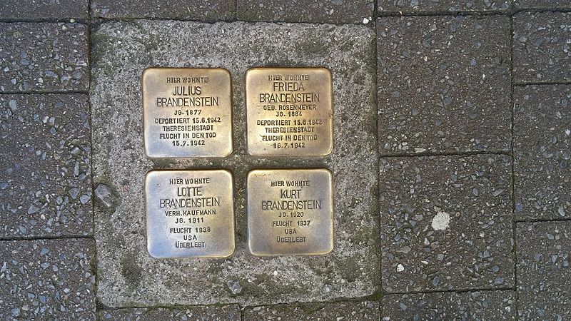 Stumbling Stones Bahnhofstraße 25