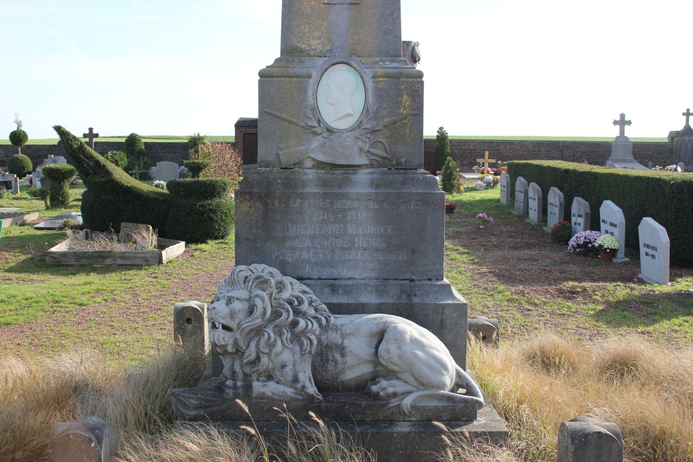 Oorlogsmonument Begraafplaats Houtain-le-Val #2