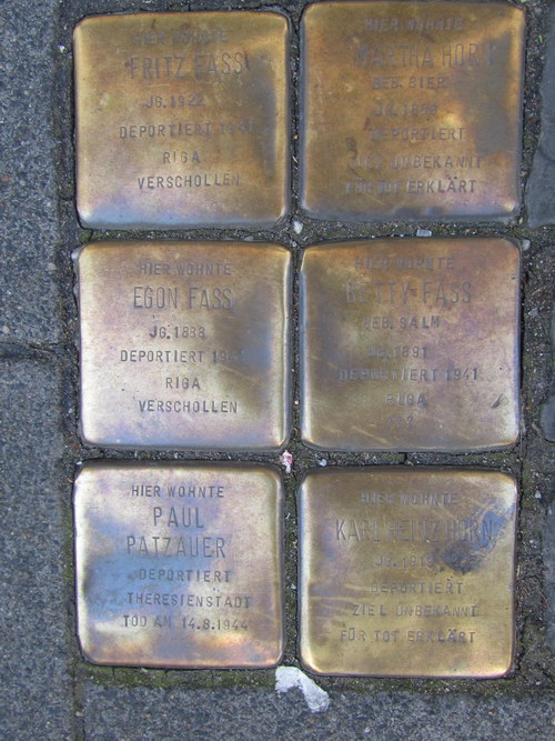 Stolpersteine Maastrichter Straße 21 #4