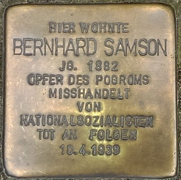Stolperstein Cappenberger Straße 7