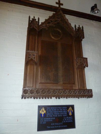 War Memorial St. Augustine of Canterbury Church