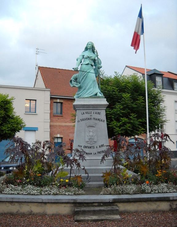 Monument Oorlogen 19e Eeuw Aire-sur-la-Lys #1