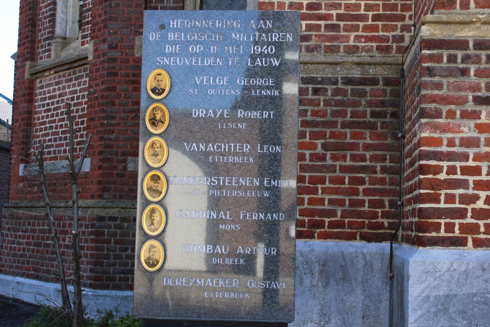Memorial Fallen Belgian Soldiers Lauw #2