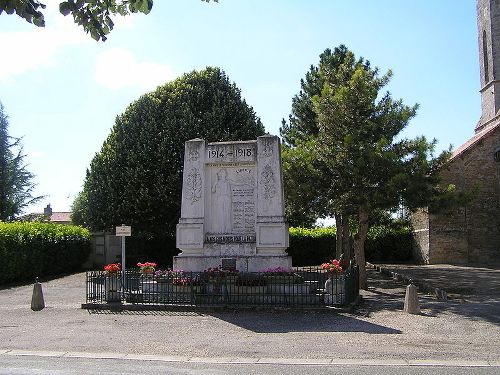 Oorlogsmonument Paizay-Naudouin-Embourie