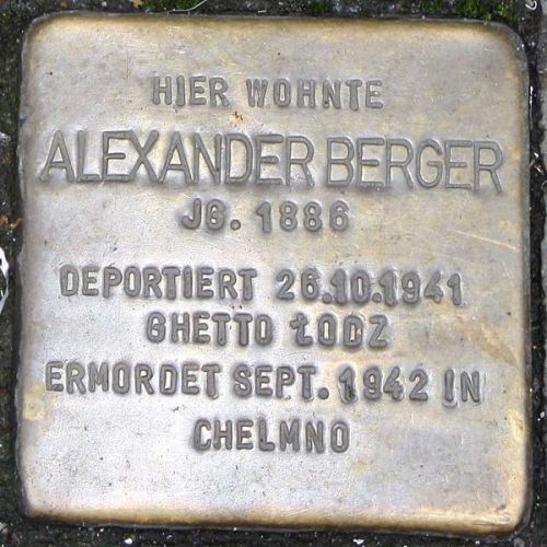 Stolpersteine Erholungstrae 19 #1