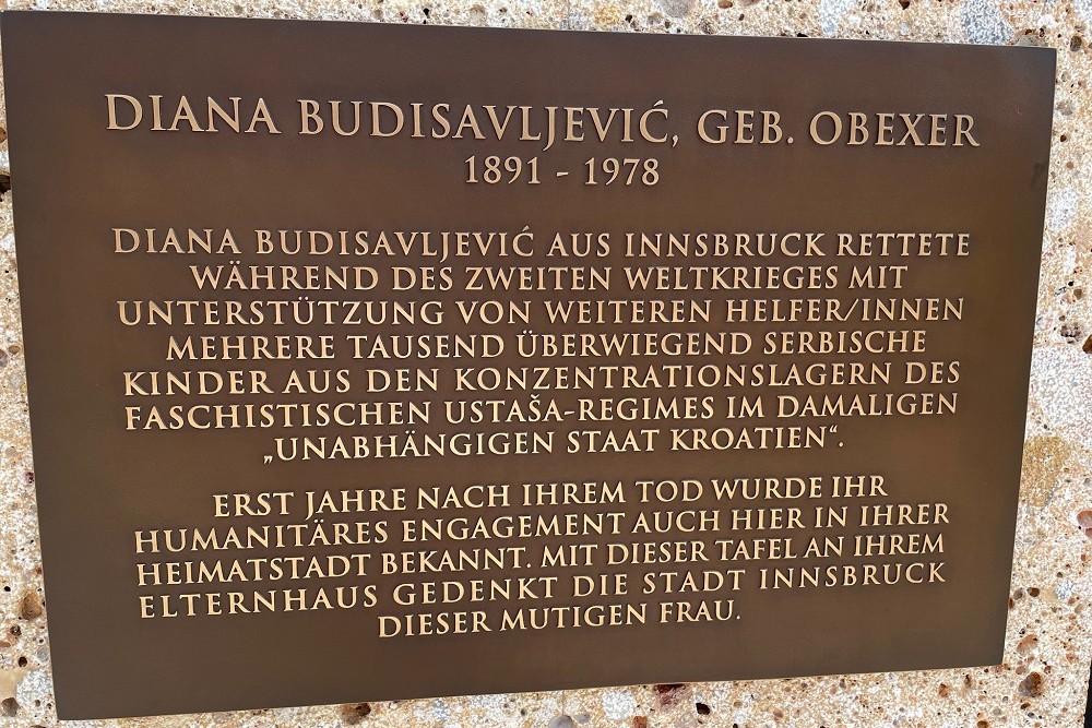 Gedenkteken Diana Budisavljević #1