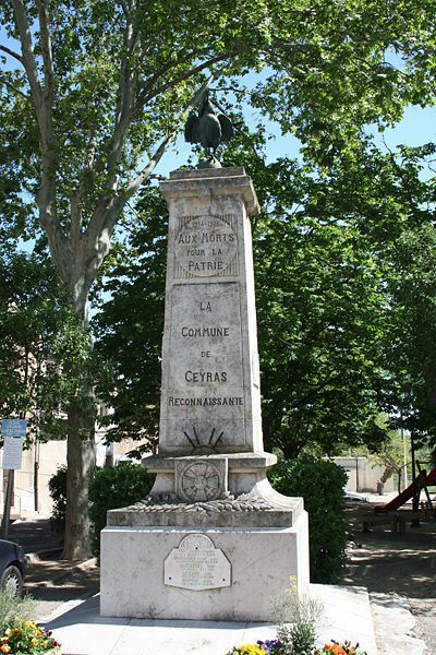 Oorlogsmonument Ceyras