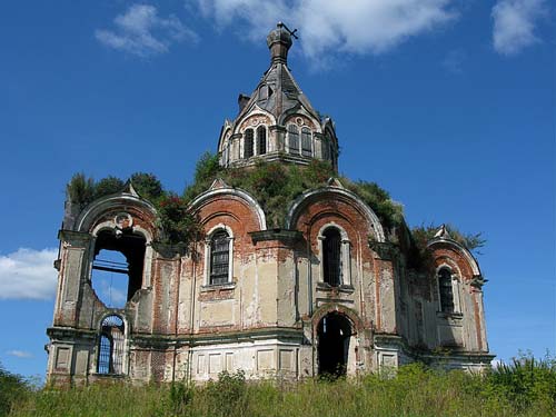 Grenade Impacts Church Gur'evo-Voskresenskoye #1