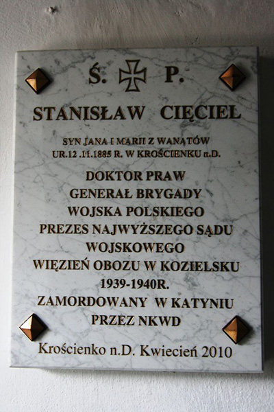 Gedenkteken Stanislaw Cieciel #1