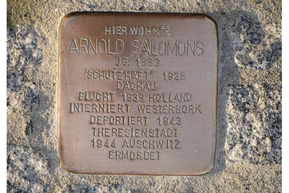 Stolpersteine Karl-Albert-Strasse 33 #1