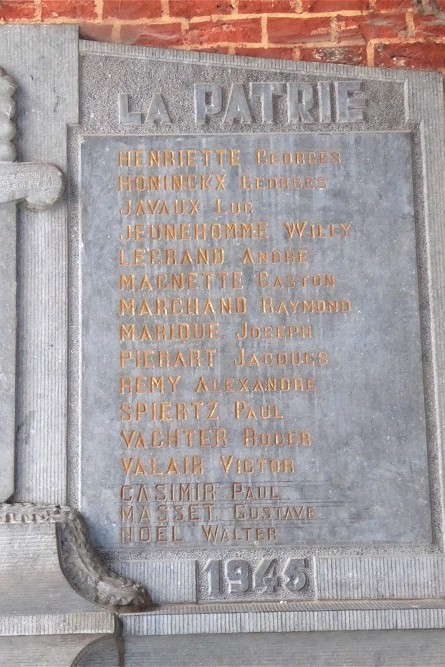 Memorial to Former Students of Royal Athenaeum Namur #4
