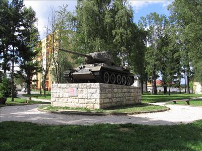 Liberation Memorial (T-34/85 Tank) Kezmarok #1