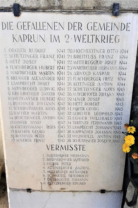 War Memorial Kaprun #5