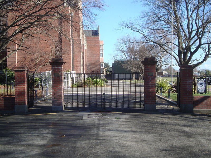 Oorlogsmonument Christchurch Boys' High School #1