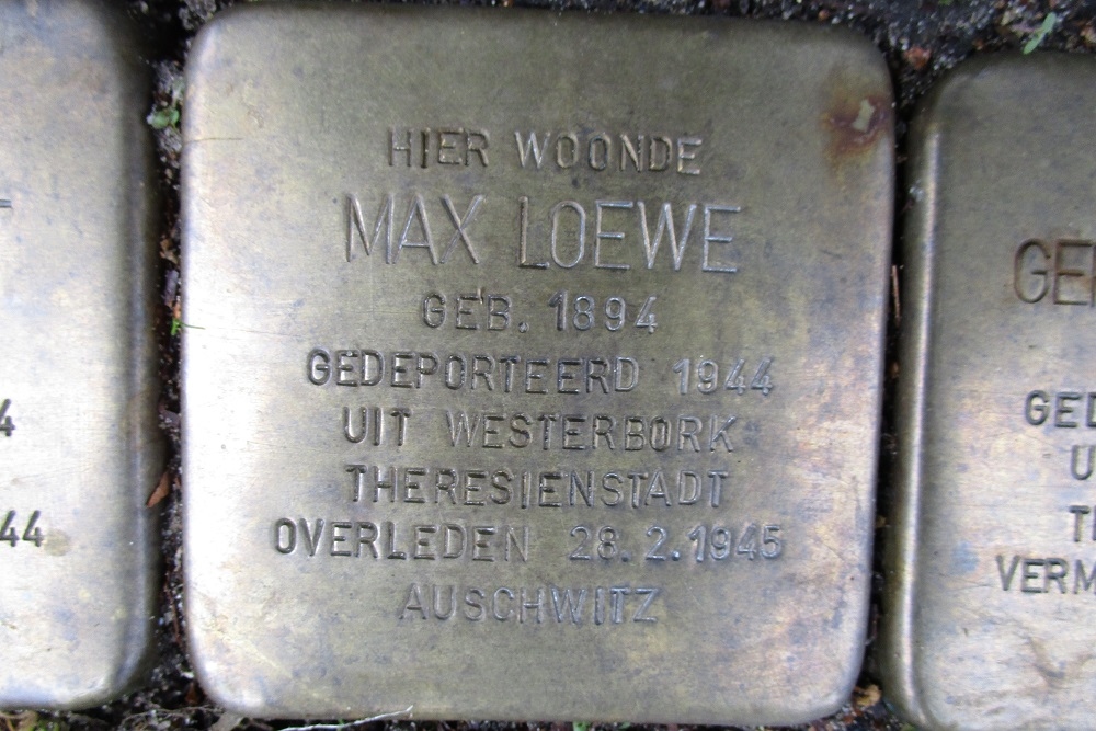 Stolpersteine Kanaalweg 119 #3