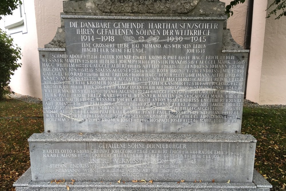 Oorlogsmonument Harthausen Auf Der Scher #3