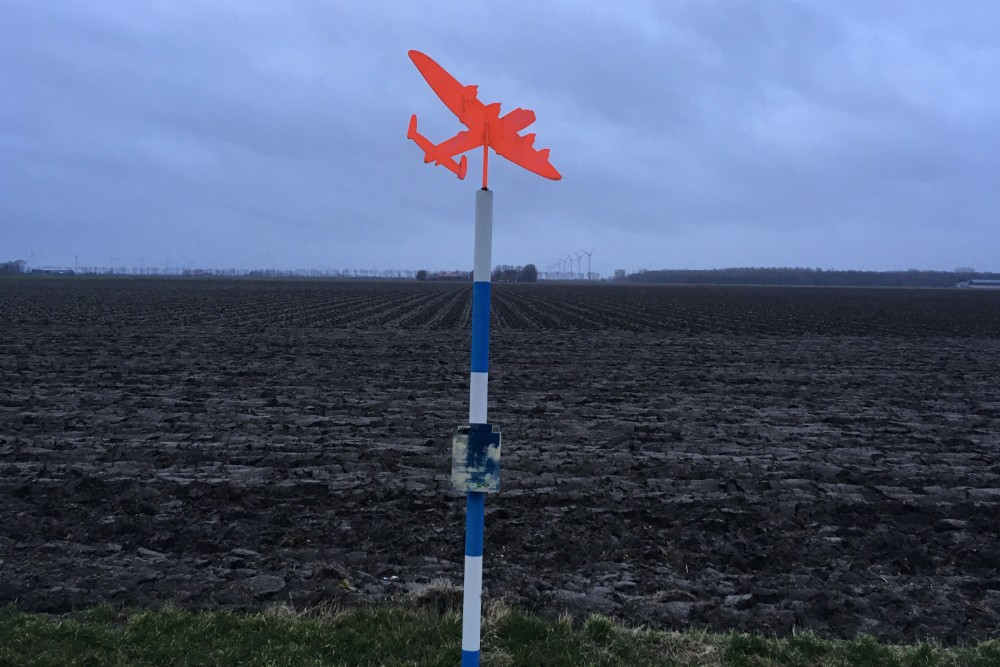 Crashlocatie Hampden l AT191 Biddinghuizen